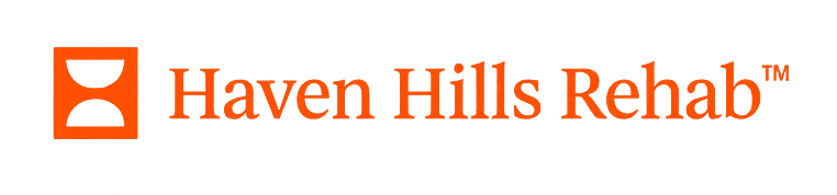 Orange Hourglass Logo for Haven Hills copy