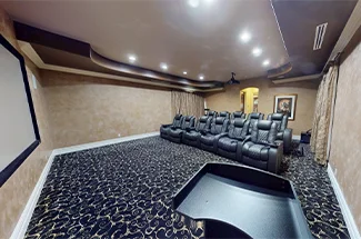 Private Theater Room – Haven Hills Rehab